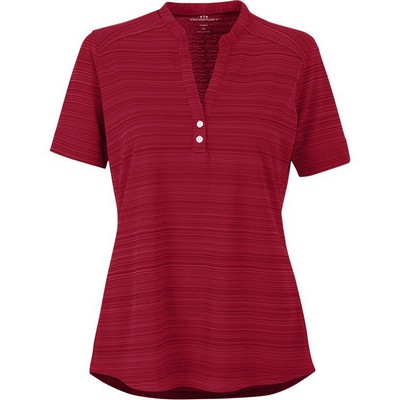 Vansport Ladies Strata Textured Henley
