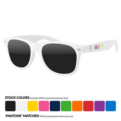 Pride Retro Sunglasses W/ Full-Color Temple Imprint