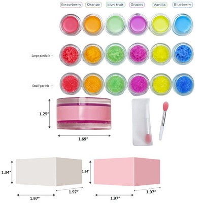 Exfoliating Lip Scrub & Lip Mask 2" 1